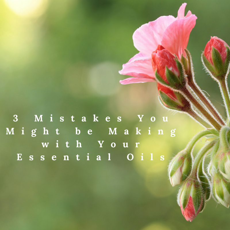 Are You Making These 3 Mistakes with Your Essential Oils?